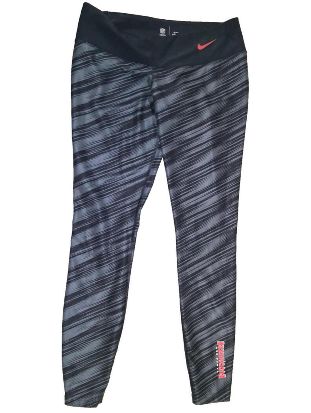 RARE NFL Tampa Bay Bucs NIKE Workout Pants Size L Dry Fit Bottoms